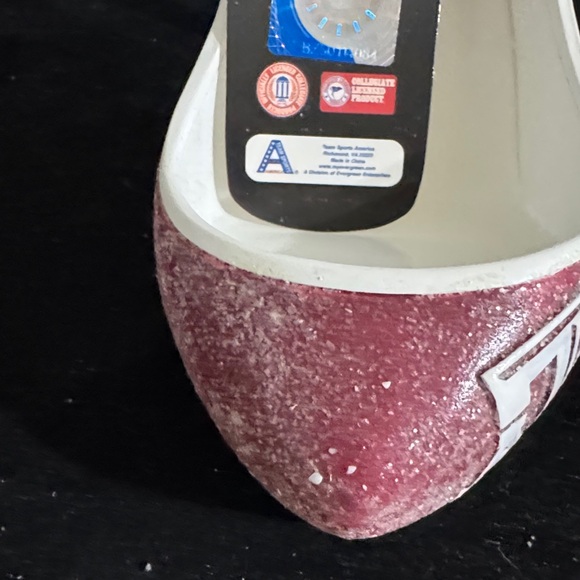 Texas A&M Aggies Glitter Shoe Wine Bottle Holder. 2015 model - Picture 6 of 11